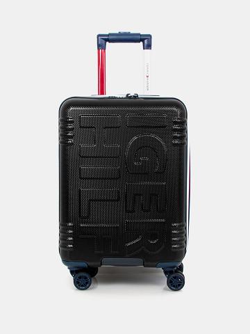 Férfi Tommy Hilfiger 21" Spinner suitcases Fekete | HU 1542ILH